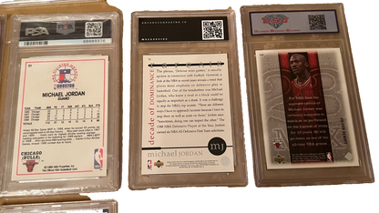 Michael Jordan Graded Cards Collection For Collectors Dream! LOT QTY: 23 Trading
