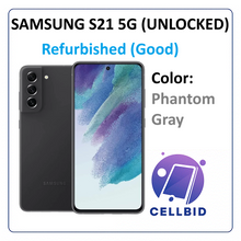 Samsung Galaxy S21 5G SM-G991U (UNLOCKED) 256GB Phantom Gray Refurb Good