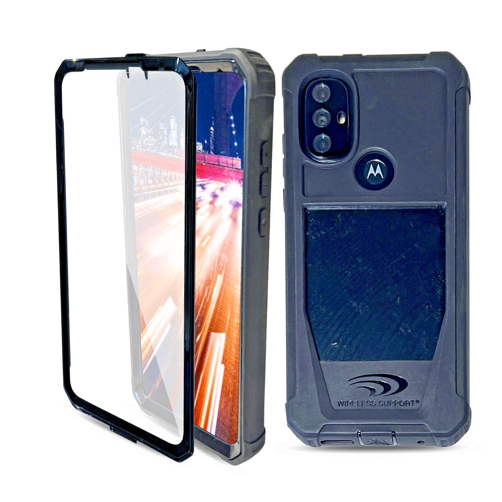 MOTOROLA G POWER (2022) CASE COVER HEAVY DUTY DROP PROOF DUAL LAYER RUGGED
