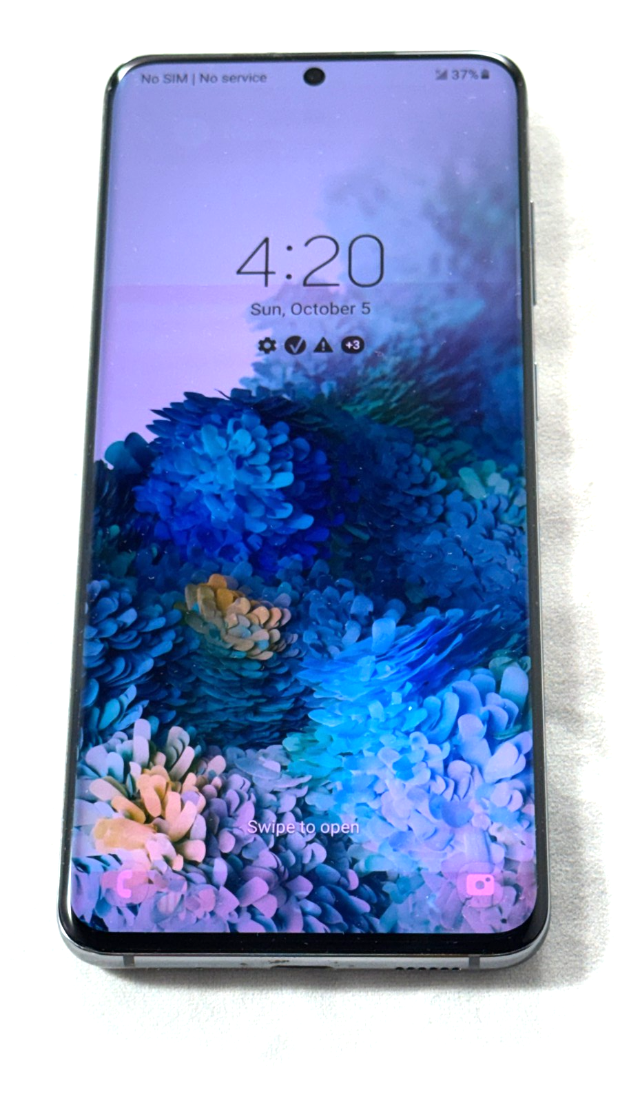Samsung Galaxy S20 5G SM-G981V (UNLOCKED) 128GB Cosmic Gray Heavy Screen Burn