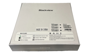 BLACKVIEW BV5100 (BLACK) RUGGED UNLOCKED🔓SMARTPHONE 4G RAM, 64GB