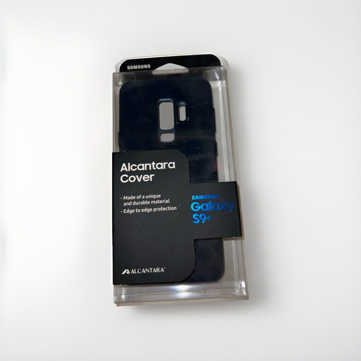 Samsung Alcantara Cover for Galaxy S9+, Blue - EF-XG965ALEGUS