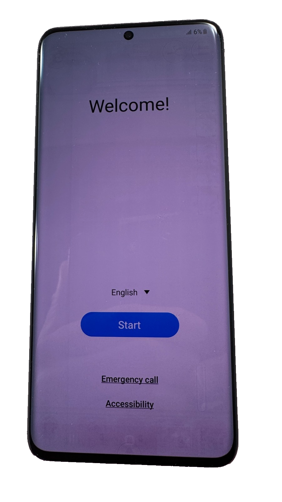 Samsung Galaxy S20 5G SM-G981U (UNLOCKED 128GB Cloud Lavender Medium Screen Burn