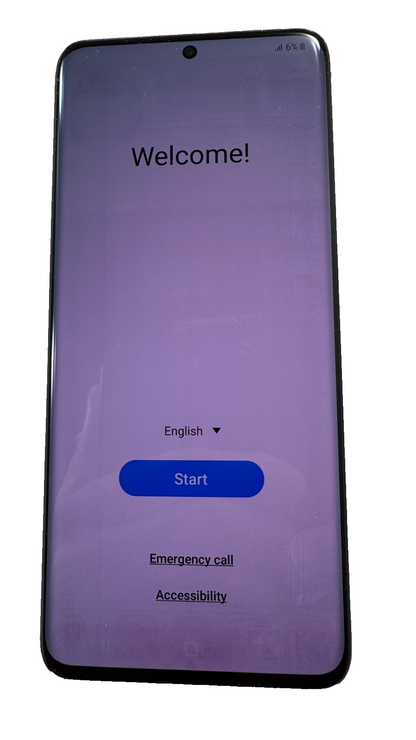Samsung Galaxy S20 5G SM-G981U (UNLOCKED 128GB Cloud Lavender Medium Screen Burn
