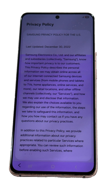 Samsung Galaxy S21 5G SM-G991U (UNLOCKED) 128GB Phantom Violet Heavy Screen Burn