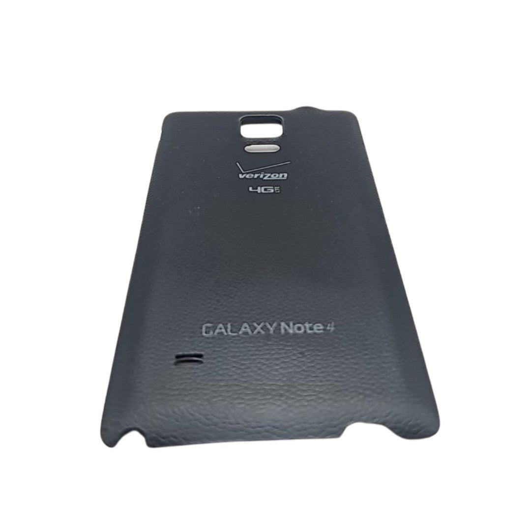 OEM Samsung Galaxy Note 4 Battery Door Back Cover Plate Replacement Part Black