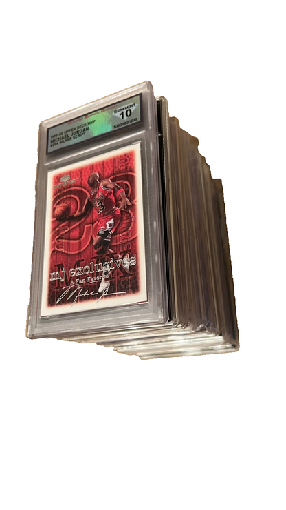 Michael Jordan Graded Cards Collection For Collectors Dream! LOT QTY: 23 Trading