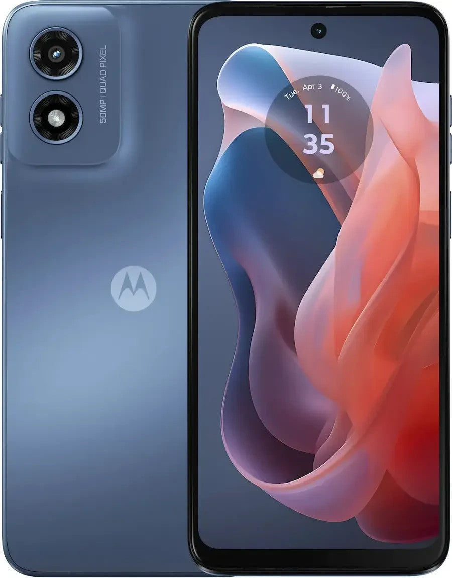 MOTOROLA MOTO G Play (2024) XT2413-3 64GB BLUE 🔒 Locked AT&T Only 5000 mAh