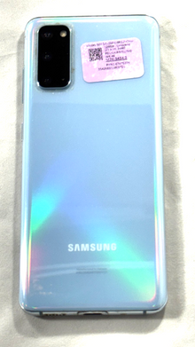 Samsung Galaxy S20 5G SM-G981U (UNLOCKED) 128GB Cloud Blue Medium Screen Burn