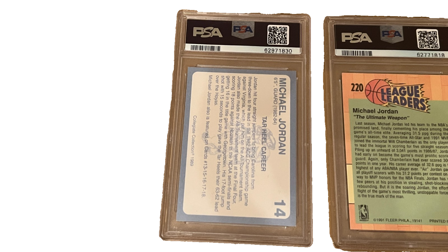 Michael Jordan Graded Cards Collection For Collectors Dream! LOT QTY: 23 Trading