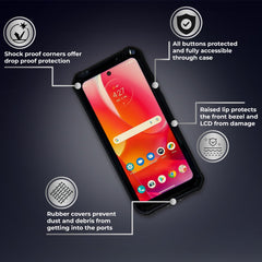 MOTOROLA G POWER (2022) CASE COVER HEAVY DUTY DROP PROOF DUAL LAYER RUGGED