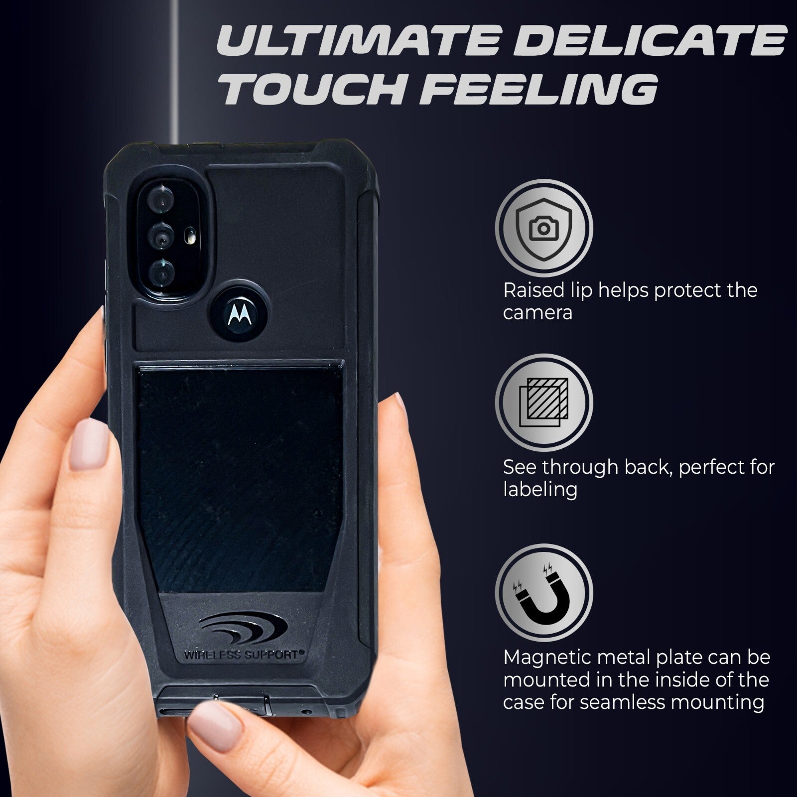 MOTOROLA G POWER (2022) CASE COVER HEAVY DUTY DROP PROOF DUAL LAYER RUGGED